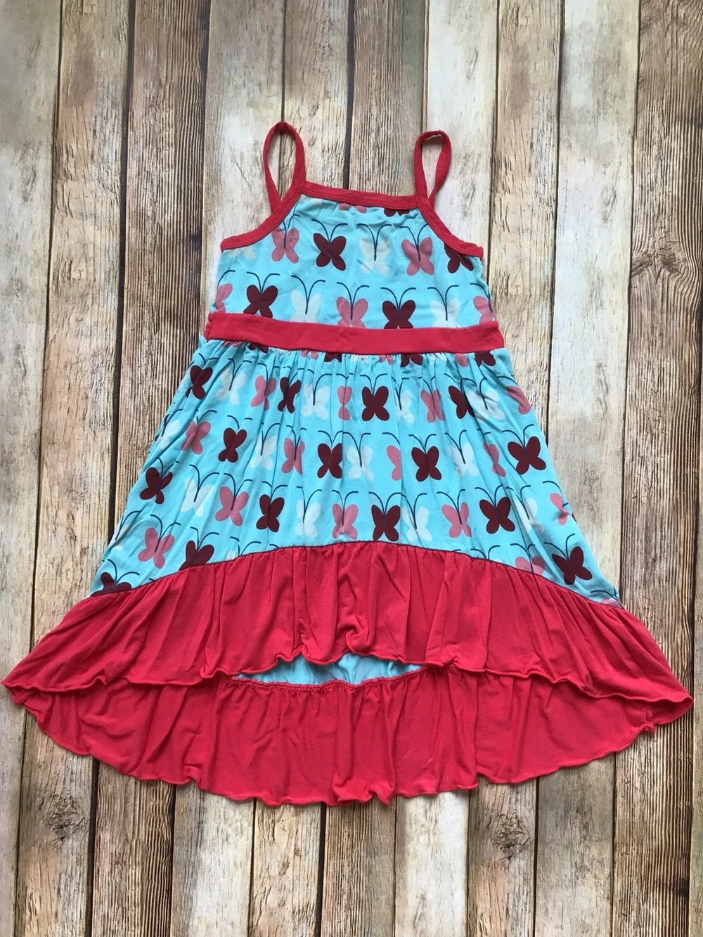 Kickee Bamboo Butterfly Hi-Lo Dress